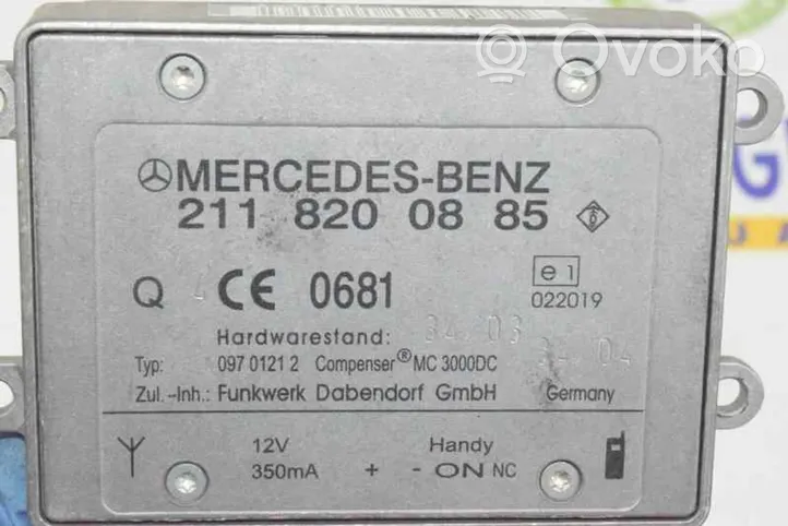 Mercedes-Benz C W203 Amplificateur de son A2118200885