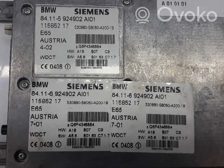 BMW 1 E81 E87 Puhelimen käyttöyksikkö/-moduuli 84116924902