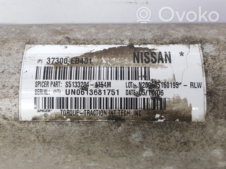 Nissan NP300 Albero di trasmissione con sede centrale 373003X30A