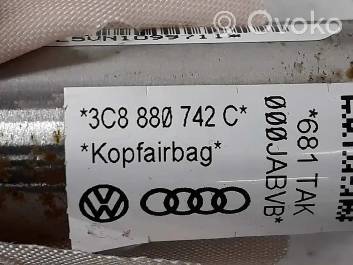 Volkswagen PASSAT CC Stogo oro pagalvė (užuolaida) 3C8880742C