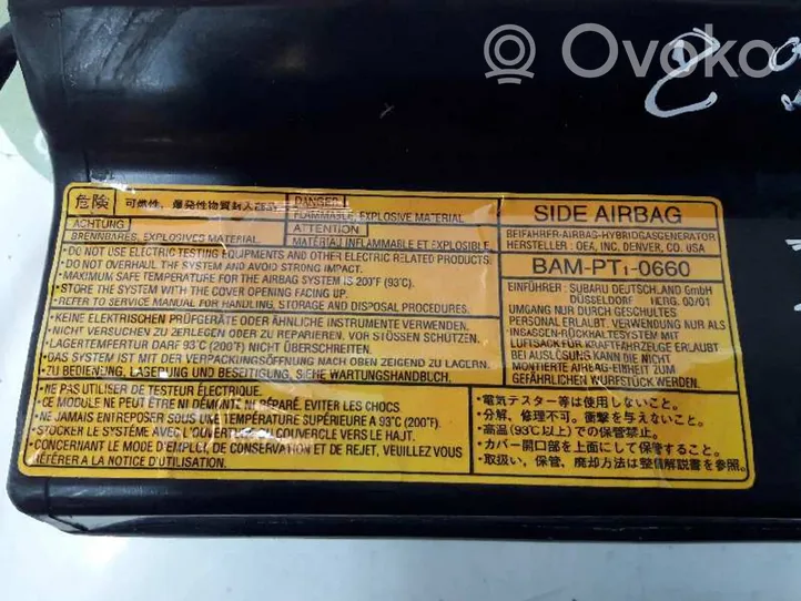 Subaru Outback (BT) Airbag portiera anteriore 98201AE070