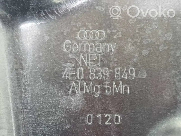Audi A8 S8 D5 Elektryczny podnośnik szyby drzwi tylnych 4E0839849
