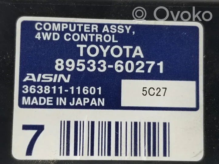 Toyota Land Cruiser (J120) Inne komputery / moduły / sterowniki 8953360271