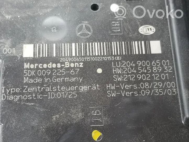 Mercedes-Benz GLK (X204) Sulakemoduuli A2045458932