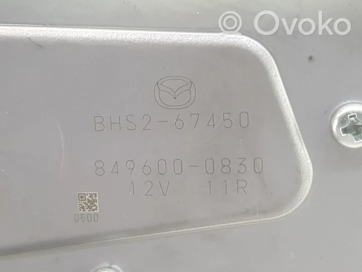 Mazda 3 Silniczek wycieraczki szyby tylnej BHS267450