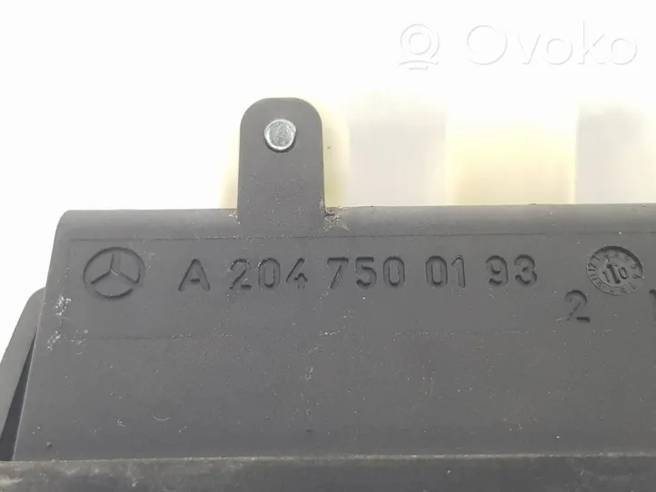 Mercedes-Benz GLK (X204) Rączka / Uchwyt klapy tylnej / bagażnika A2047500193