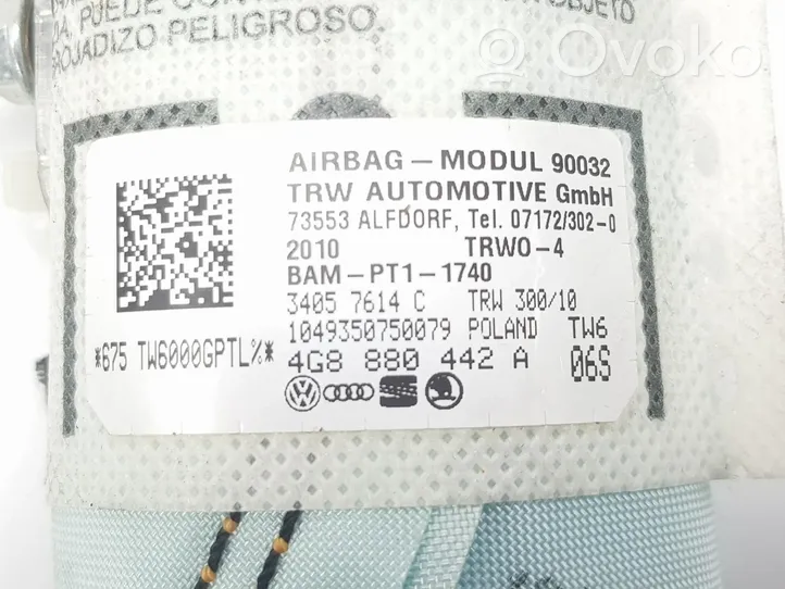 Audi A7 S7 4G Takaoven turvatyyny 4G8880442A