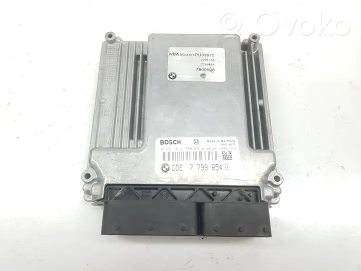 BMW 1 E82 E88 Calculateur moteur ECU 13617799854