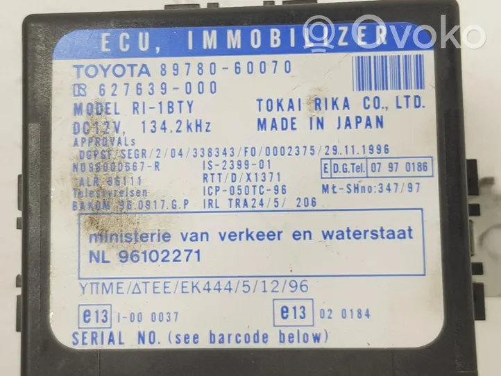 Toyota Land Cruiser (HDJ90) Muut ohjainlaitteet/moduulit 8978060070