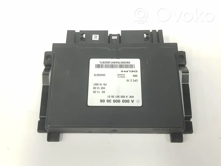 Mercedes-Benz B W246 W242 Autres unités de commande / modules A0009003606