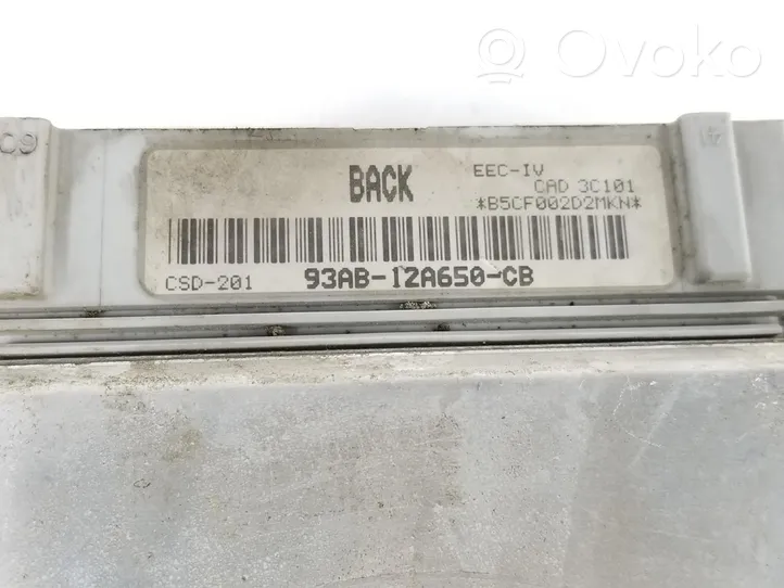 Ford Escort Calculateur moteur ECU 93AB12A650CB