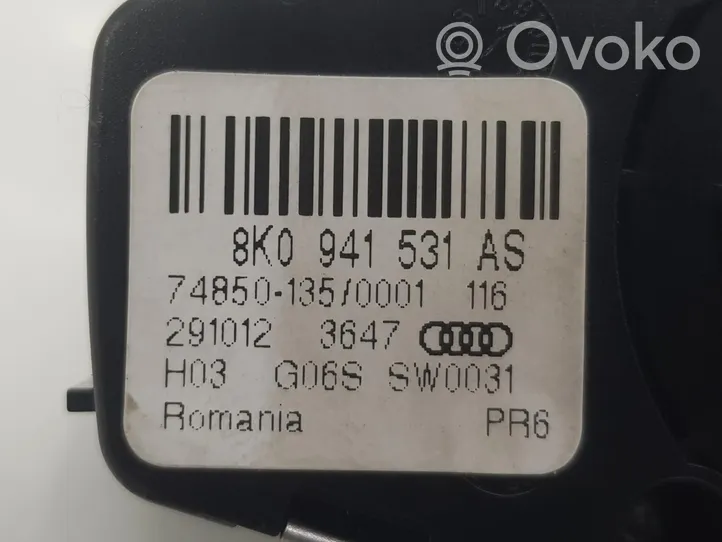 Audi A4 Allroad Interrupteur d’éclairage 8K0941531AS