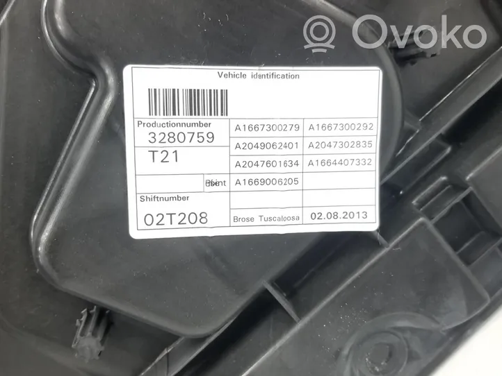 Mercedes-Benz ML AMG W166 El. Lango pakėlimo mechanizmo komplektas A1667300179