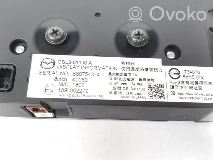 Mazda 6 Monitor/display/piccolo schermo GSL3611J0A
