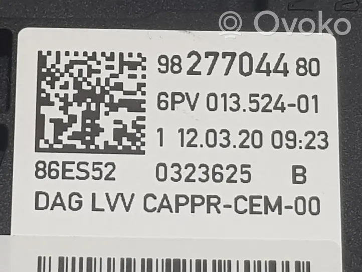 Opel Corsa F Pedale dell’acceleratore 9827704480