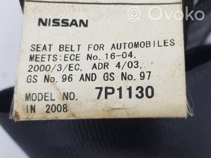 Nissan NP300 Ceinture de sécurité arrière 88844EB40B