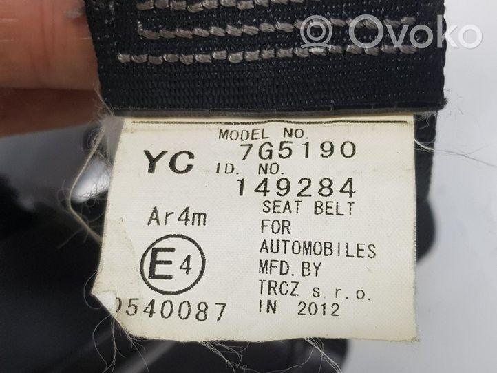 Toyota Yaris Ceinture de sécurité arrière centrale (siège) 733100D030C2