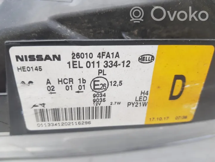 Nissan e-NV200 Lampa przednia 260104FA1A