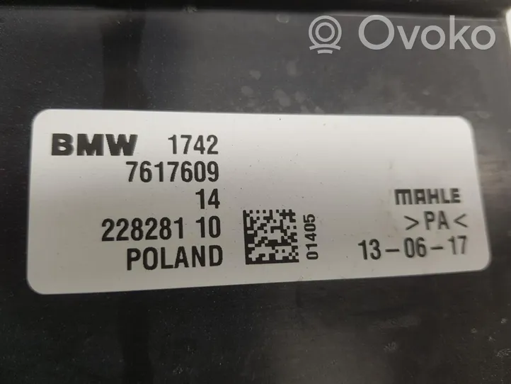 BMW X1 F48 F49 Jäähdyttimen jäähdytinpuhallin 17427617609