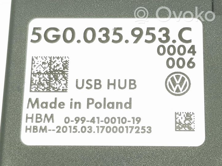 Volkswagen Caddy Inne komputery / moduły / sterowniki 5G0035953C