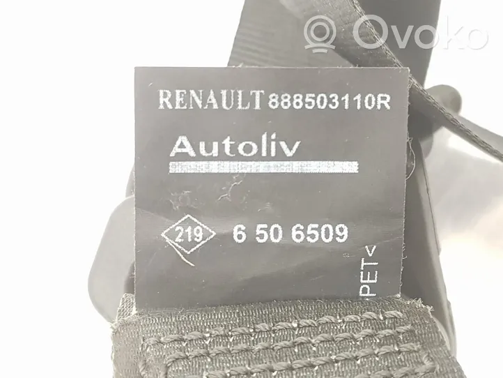 Renault Clio IV Pas bezpieczeństwa fotela tylnego środkowego 888503110R