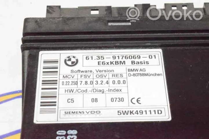 BMW 7 E65 E66 Gateway valdymo modulis 61359176079