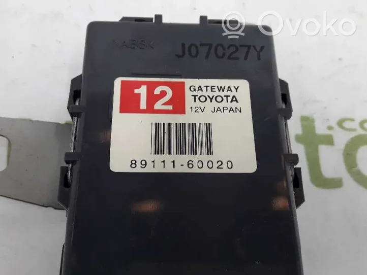 Toyota Land Cruiser (J120) Moduł sterowania Gateway 8911160020