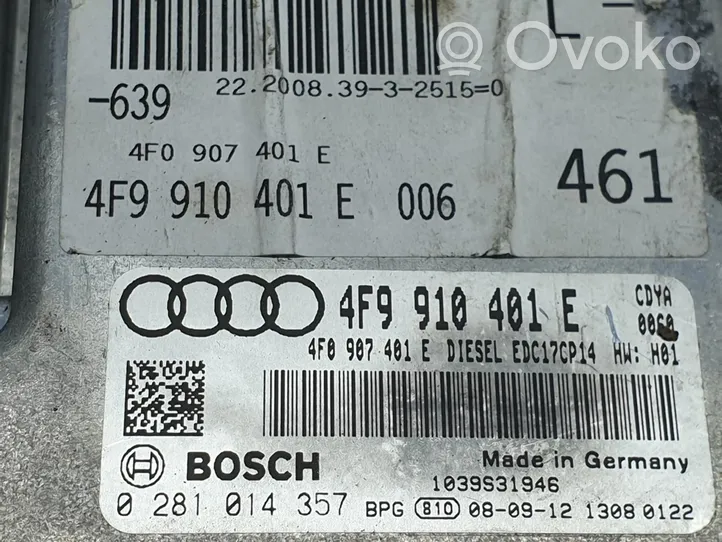Audi A6 Allroad C6 Centralina/modulo del motore 4F9910401E