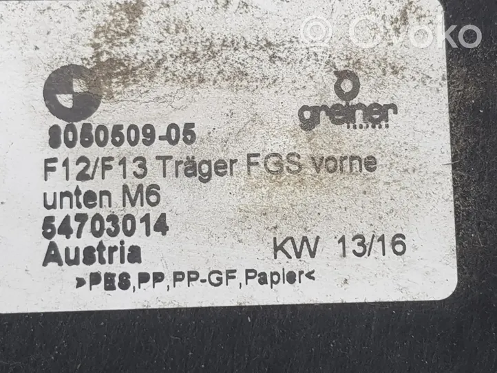 BMW 6 F12 F13 Panel mocowanie chłodnicy / dół 51118050509