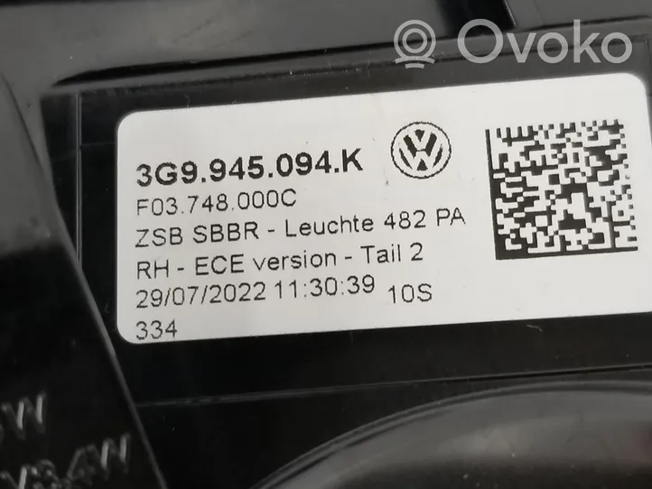 Volkswagen Passat Alltrack Luci posteriori 3G9945094K