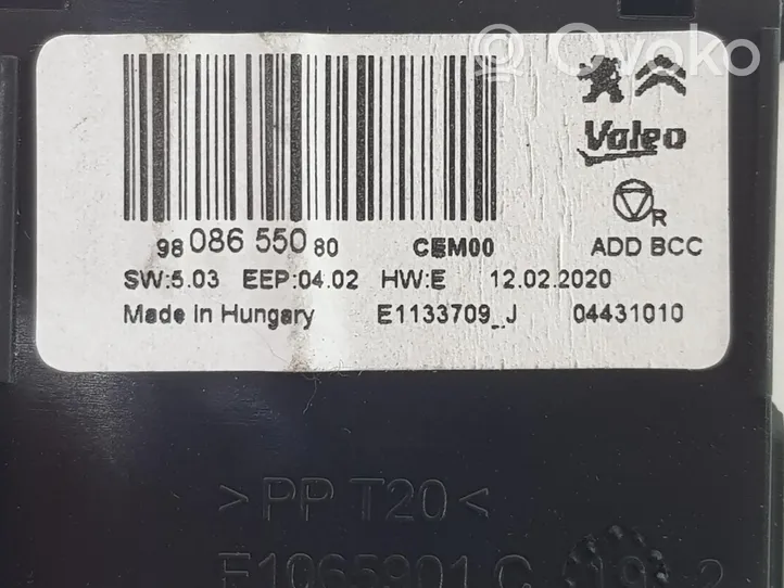 Opel Vivaro Altre centraline/moduli 9808655080