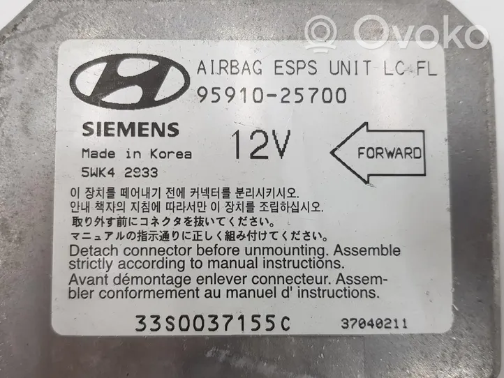 Hyundai Accent Module de contrôle airbag 9591025700