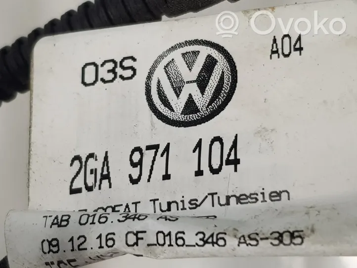 Volkswagen T-Roc Pysäköintitutkan anturin johtosarja (PDC) 2GA971104