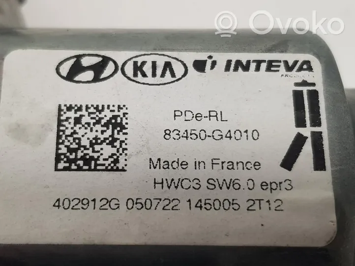 Hyundai i30 Motorino alzacristalli della portiera anteriore 83450G4010