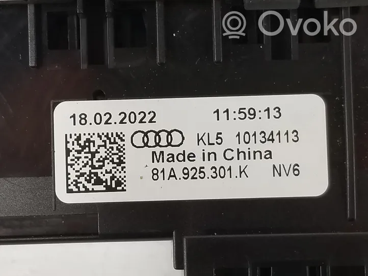 Audi Q2 - Interruttore/pulsante di controllo multifunzione 81A925301K