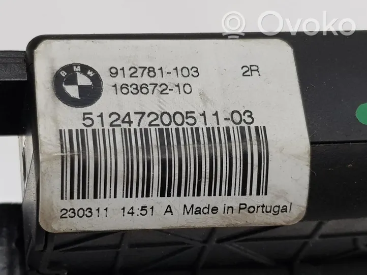 BMW X1 E84 Zamek klapy tylnej bagażnika 51247200511