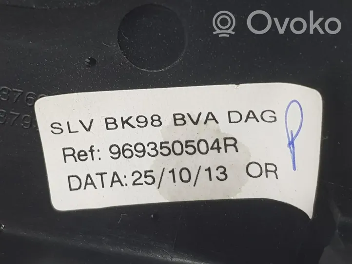 Renault Clio IV Vaihdevivun/vaihtajan verhoilu nahka/nuppi 969350504R