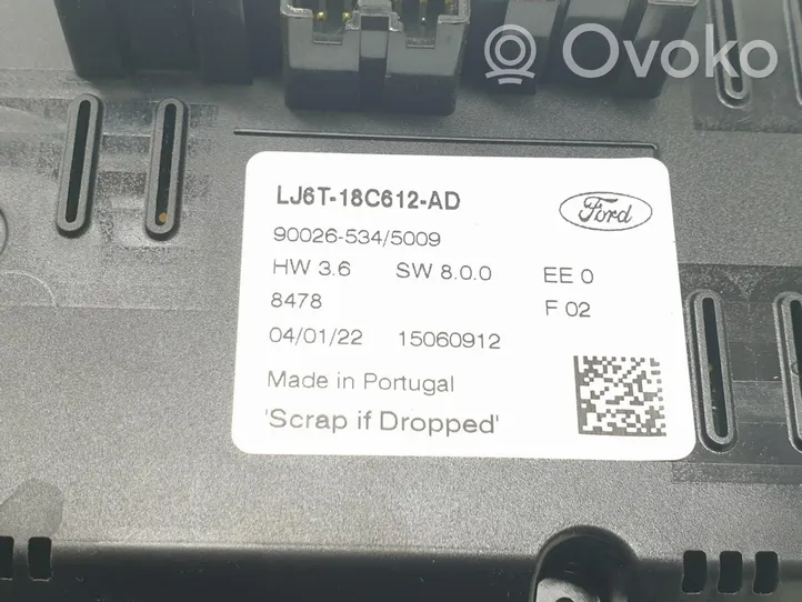 Ford Focus Unidad de control climatización LJ6T18C612AD