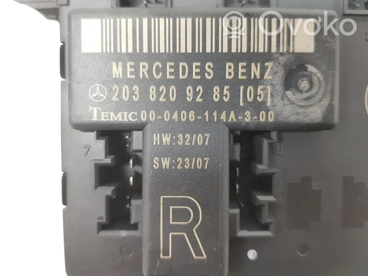 Mercedes-Benz CLC CL203 Altre centraline/moduli A2038209285
