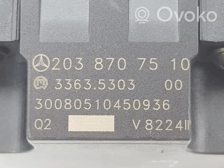 Mercedes-Benz CLC CL203 Inne przełączniki i przyciski A2038707510