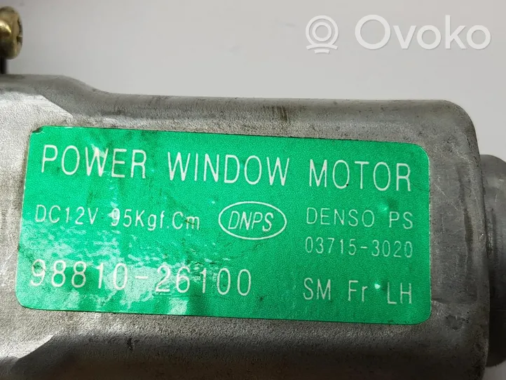 Hyundai Santa Fe Moteur de lève-vitre de porte avant 9881026100