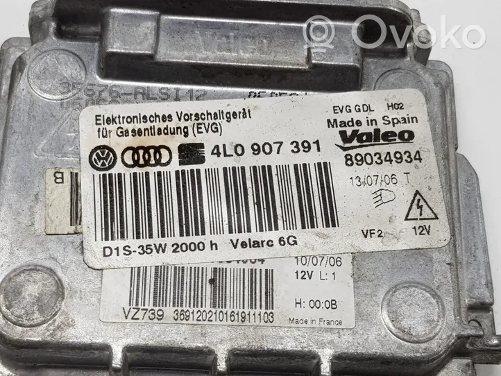 Audi Q7 4L Sterownik / moduł świateł Xenon 4L0907391