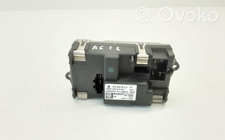 Audi A6 S6 C6 4F Resistencia motor/ventilador de la calefacción 4F0820521A