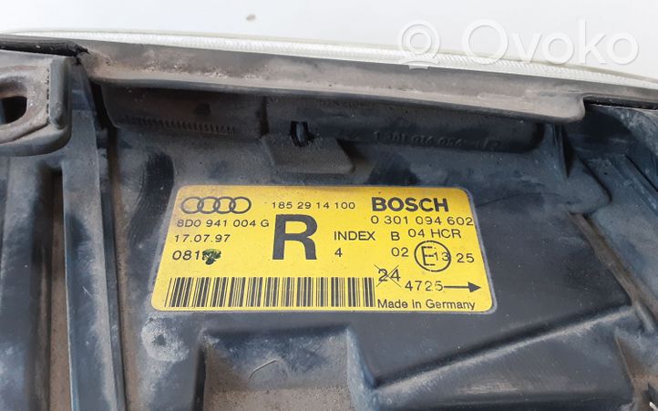 Audi A4 S4 B5 8D Phare frontale 0301094602
