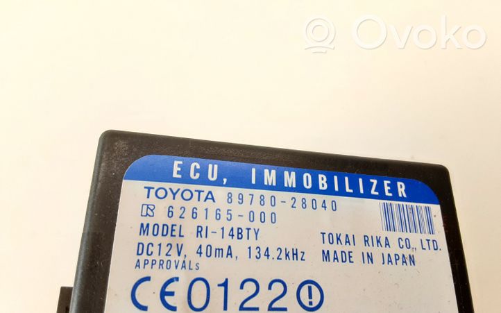 Toyota Previa (XR30, XR40) II Ajonestolaitteen ohjainlaite/moduuli 8978028040