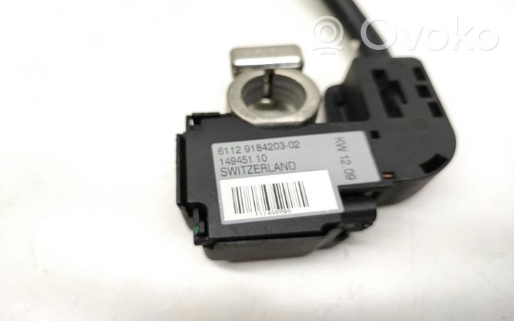 BMW 1 F20 F21 Cavo negativo messa a terra (batteria) 9184203