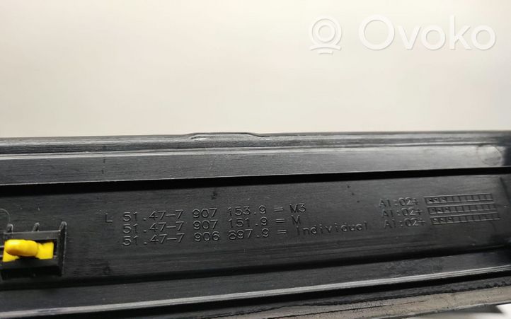 BMW 3 E90 E91 Listwa progowa przednia 7907151