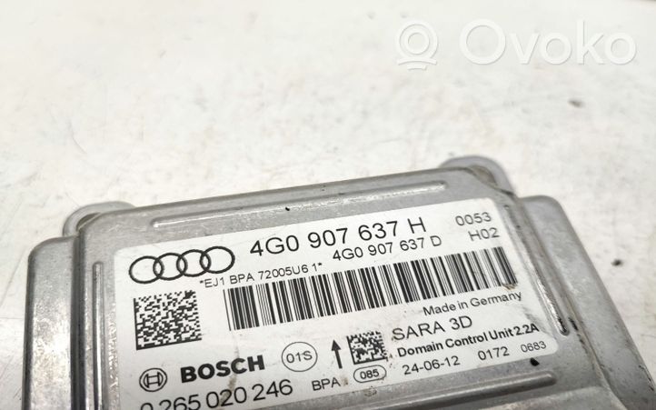 Audi A6 S6 C7 4G Oro pagalvių valdymo blokas 4G0907637H