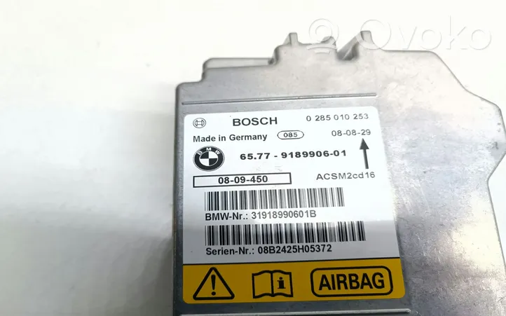 BMW 1 E82 E88 Sterownik / Moduł Airbag 0285010253