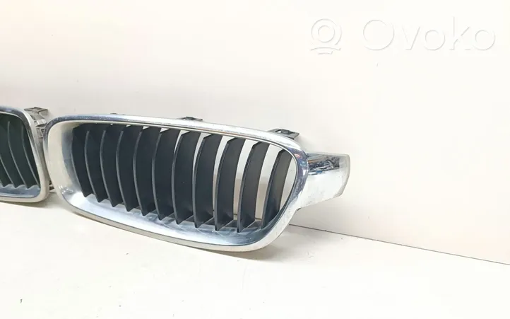 BMW 3 F30 F35 F31 Grille calandre supérieure de pare-chocs avant 7255411